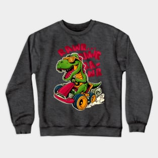 Dino Kart Rawr Crewneck Sweatshirt